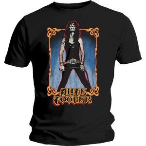 Alice Cooper T-Shirt Vintage Whip Washed Rock Music Fan Graphic Unisex 92